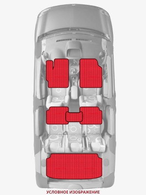 ЭВА коврики «Queen Lux» комплект для Volkswagen Passat Alltrack